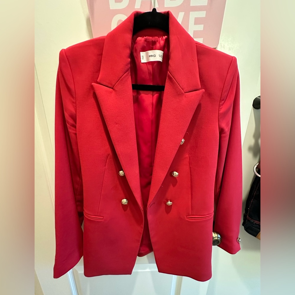 MANGO | Excellent New Condition | Red Blazer